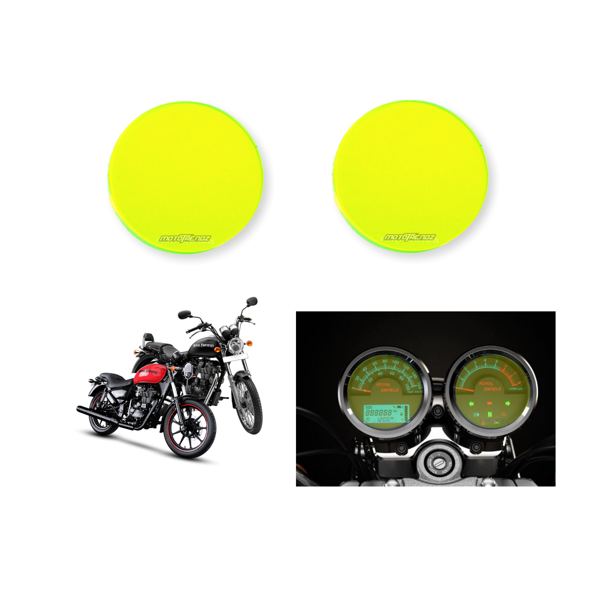 Acrylic Speedometer Protector – Royal Enfield Thunderbird