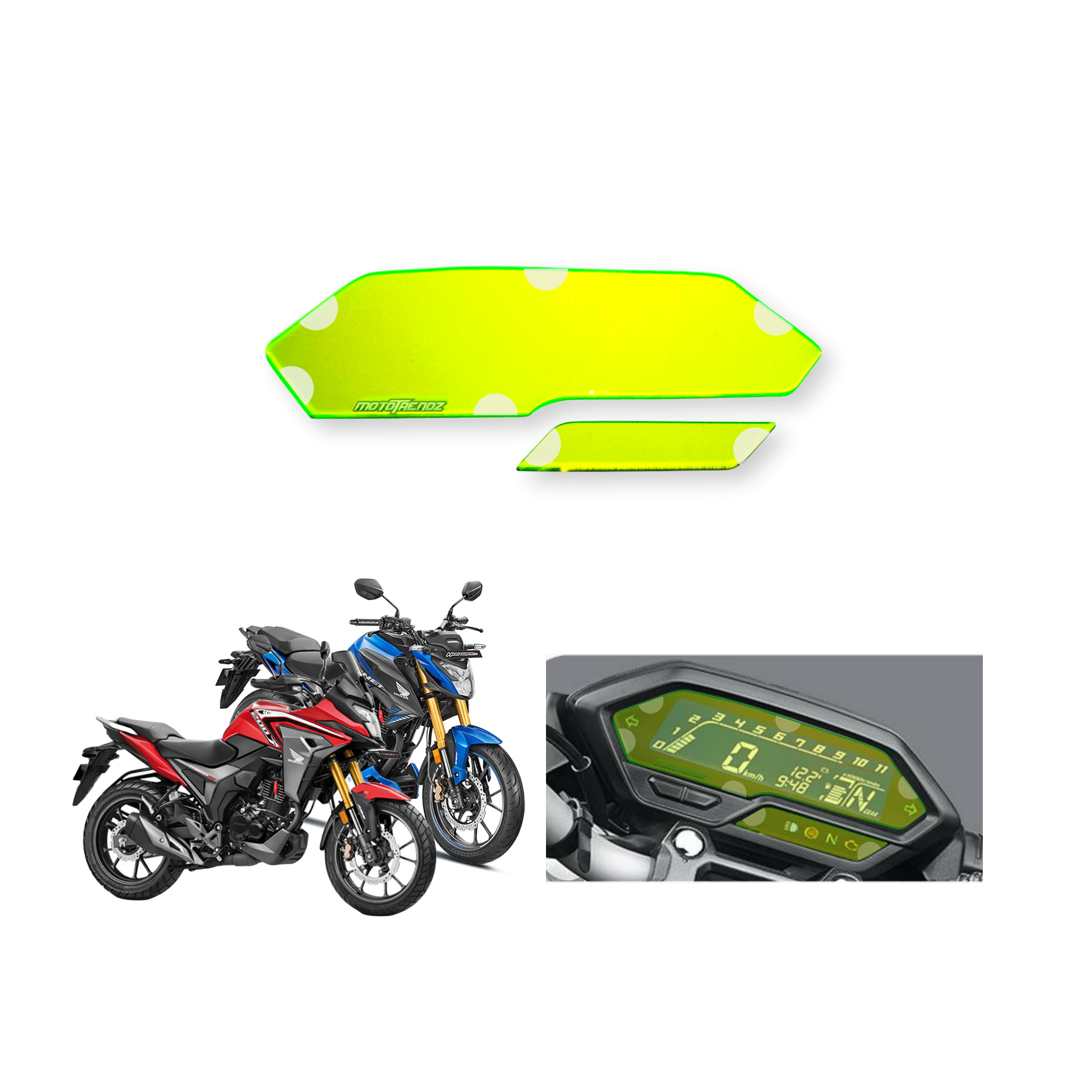 Acrylic Speedometer Protector – Honda Hornet 2.0 / CB200X